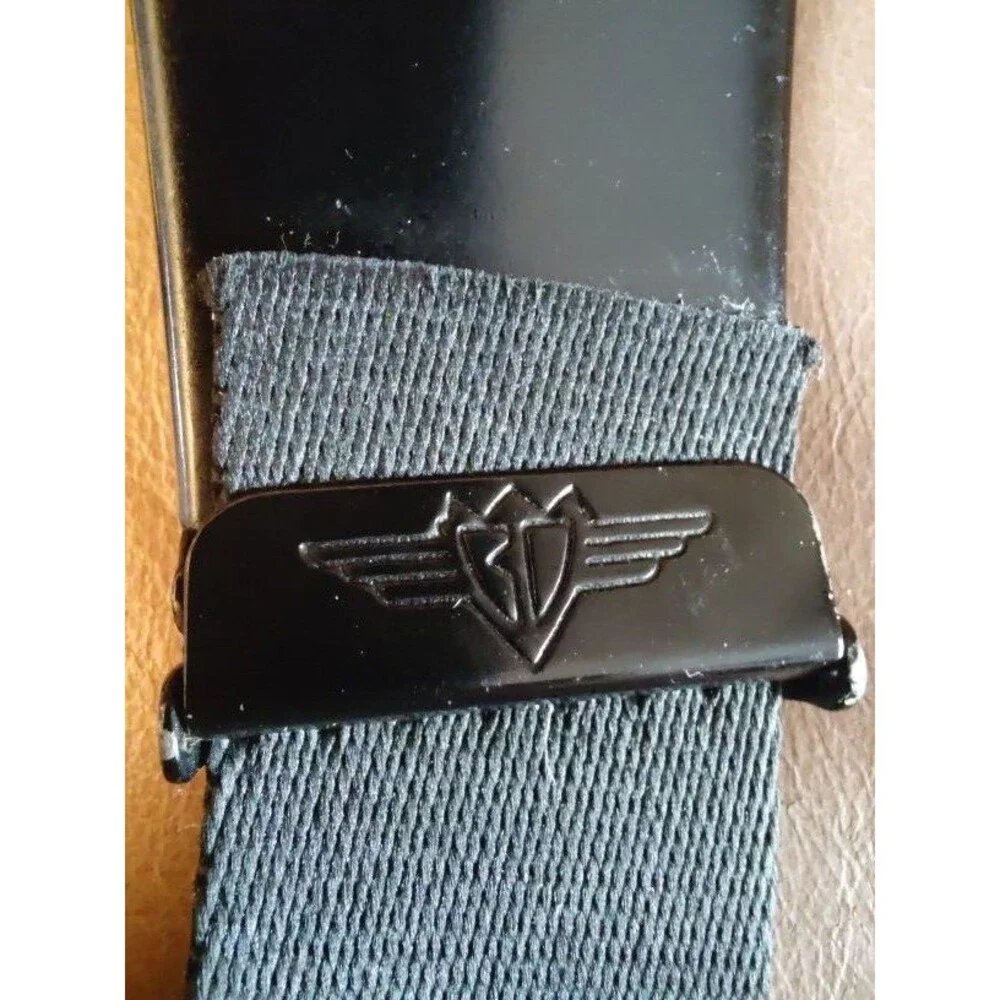 Men's Pokemon Pikachu Buckle Adjustable Canvas Black Belt Up 42